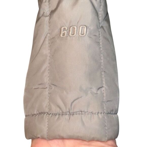 The North Face Gray 600 Insulated Down Quilted Hooded Puffer Jacket Ladies XS - Picture 8 of 15